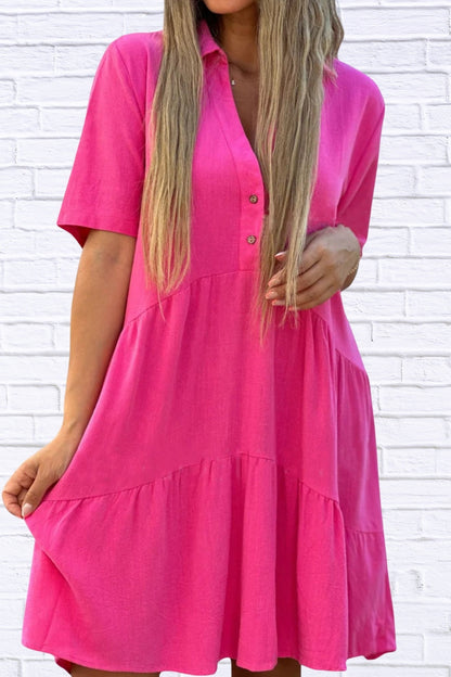 Plus Size Tiered Mini Dress | Ruffle Hem Women’s Style