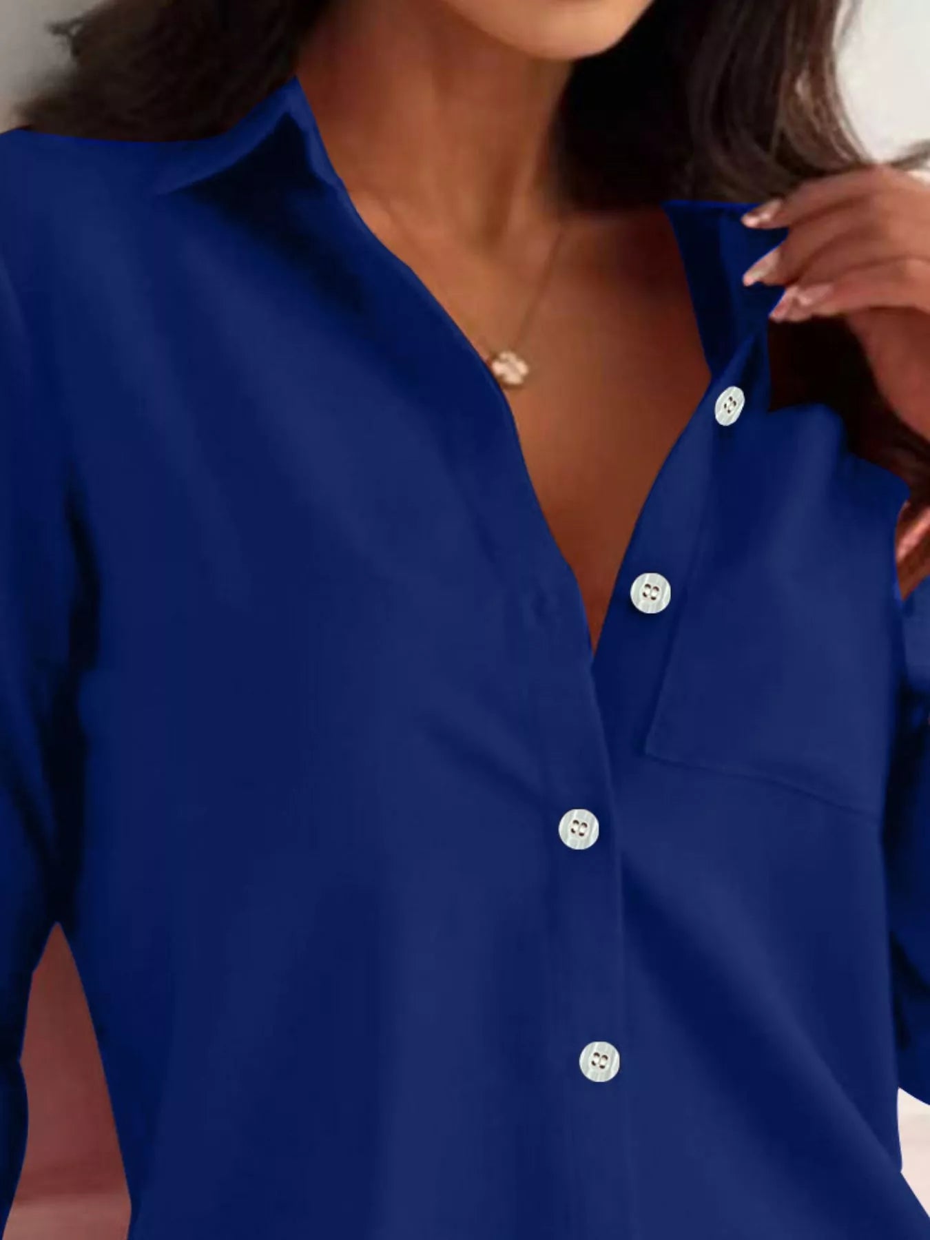 Button-Down Roll-Up Sleeve Shirt