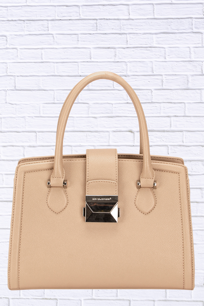 David Jones PU Leather Handbag | Elegant Boutique Bag