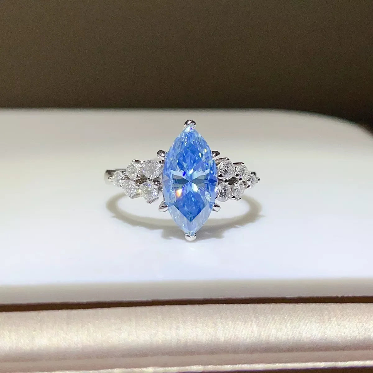 3 Carat 925 Sterling Silver Moissanite Ring