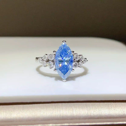 3 Carat 925 Sterling Silver Moissanite Ring