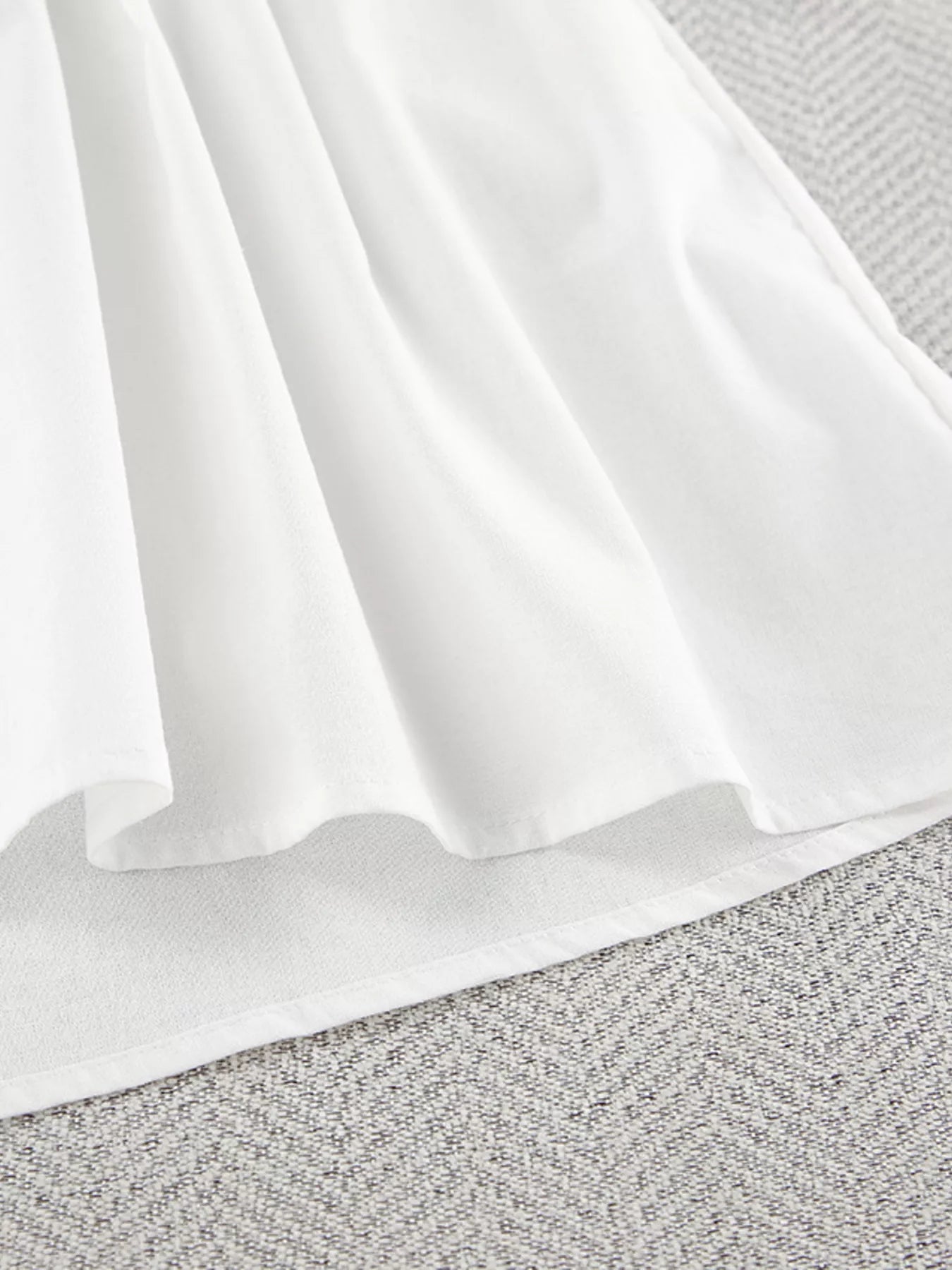 Tie Neck Puff Sleeve Lounge Dress