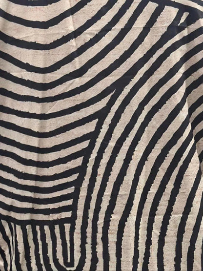 Striped Print Long Sleeve Button-Down Shirt