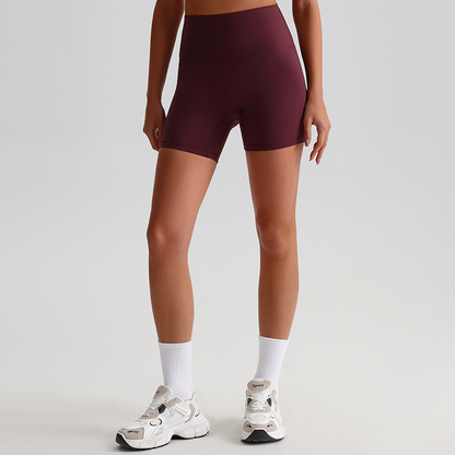 High-Waisted Biker Shorts - 6" Naked Feeling Yoga Workout Shorts