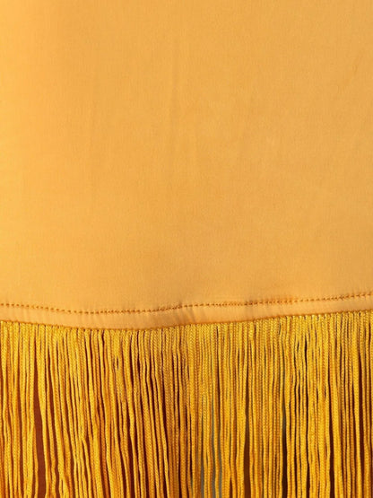 Fringe Halter Neck Dress