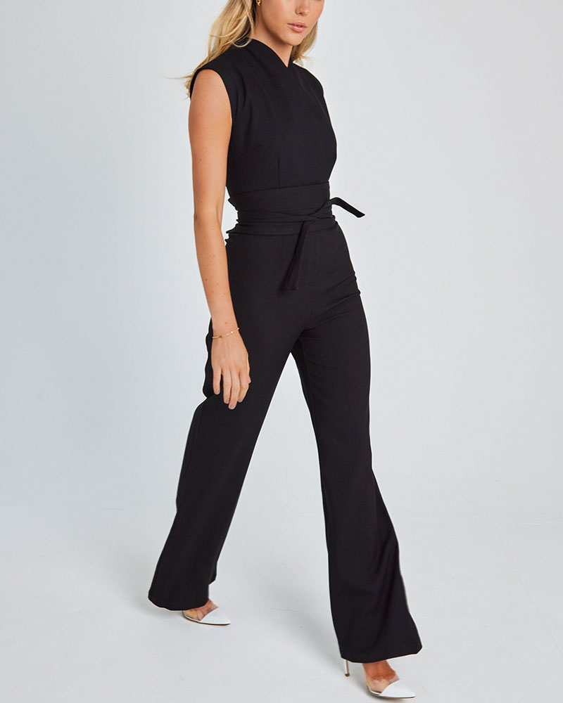 2023 THE BEST Women's Sleeveless Wide Leg Jumpsuit