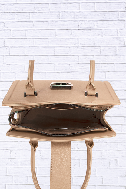 David Jones PU Leather Handbag | Elegant Boutique Bag