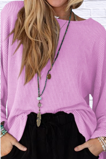 Cutout Back Long Sleeve T-Shirt