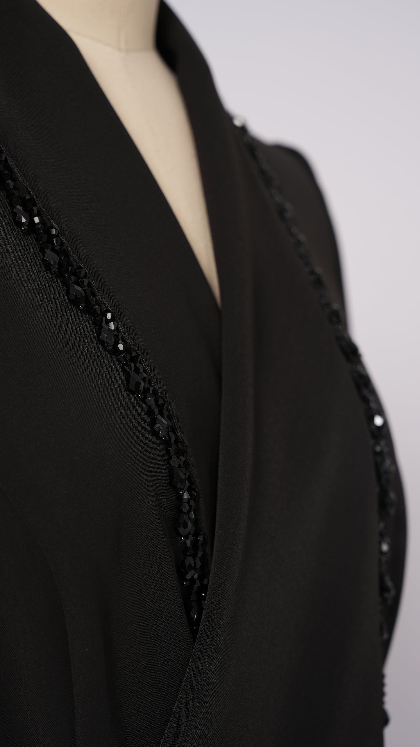 Ensemble haut en maille perlée et pantalon large pour femme