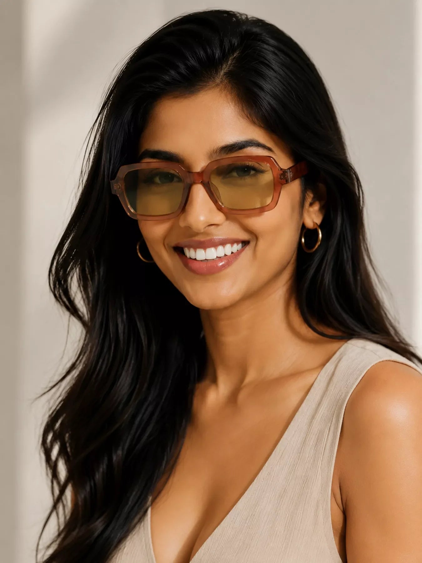 Retro Rectangular Sunglasses