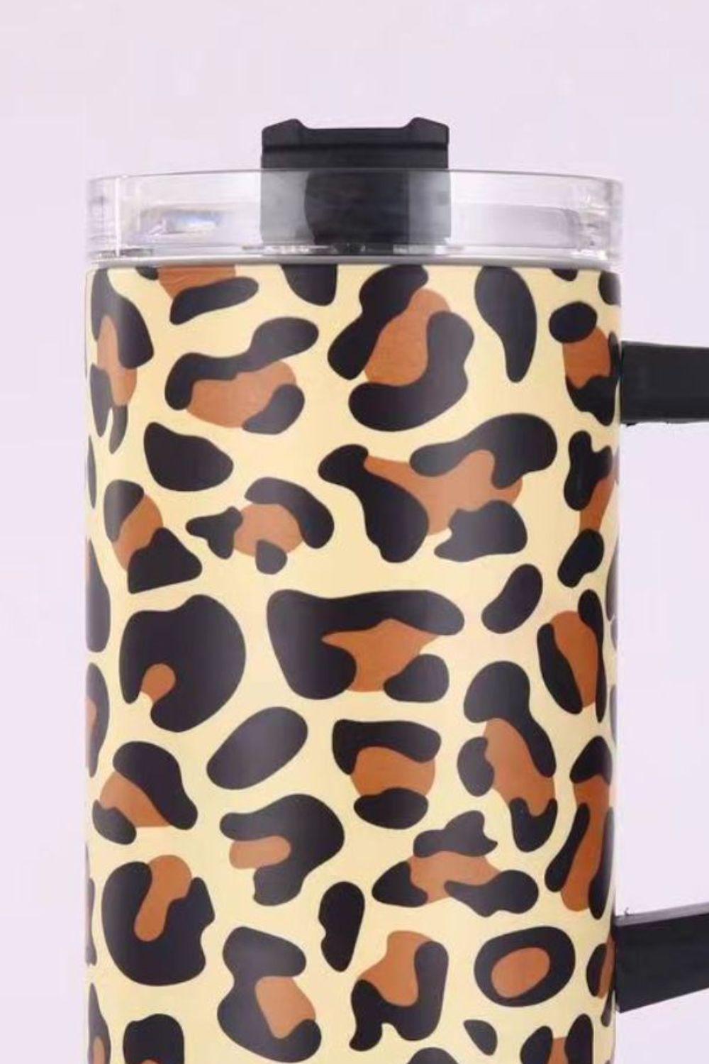 Blue Zone Planet | 40 Oz Leopard Print Stainless Steel Tumbler