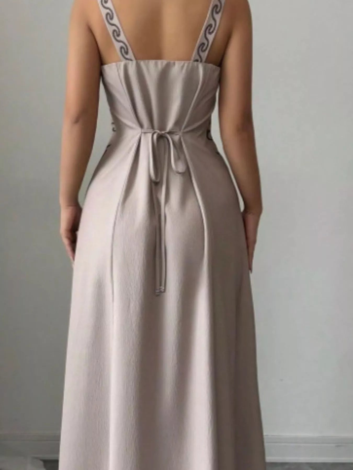 Floral Sleeveless Maxi Dress with Side Slit