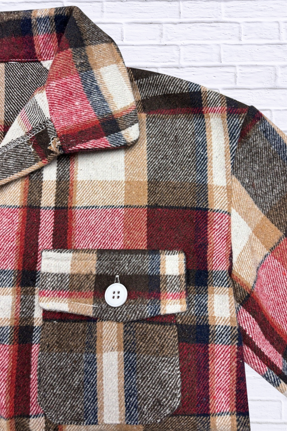 Scarlet Casual Plaid Button-Down Shacket – Women’s Soft Brushed Plaid Jacket for Fall & Winter Layers