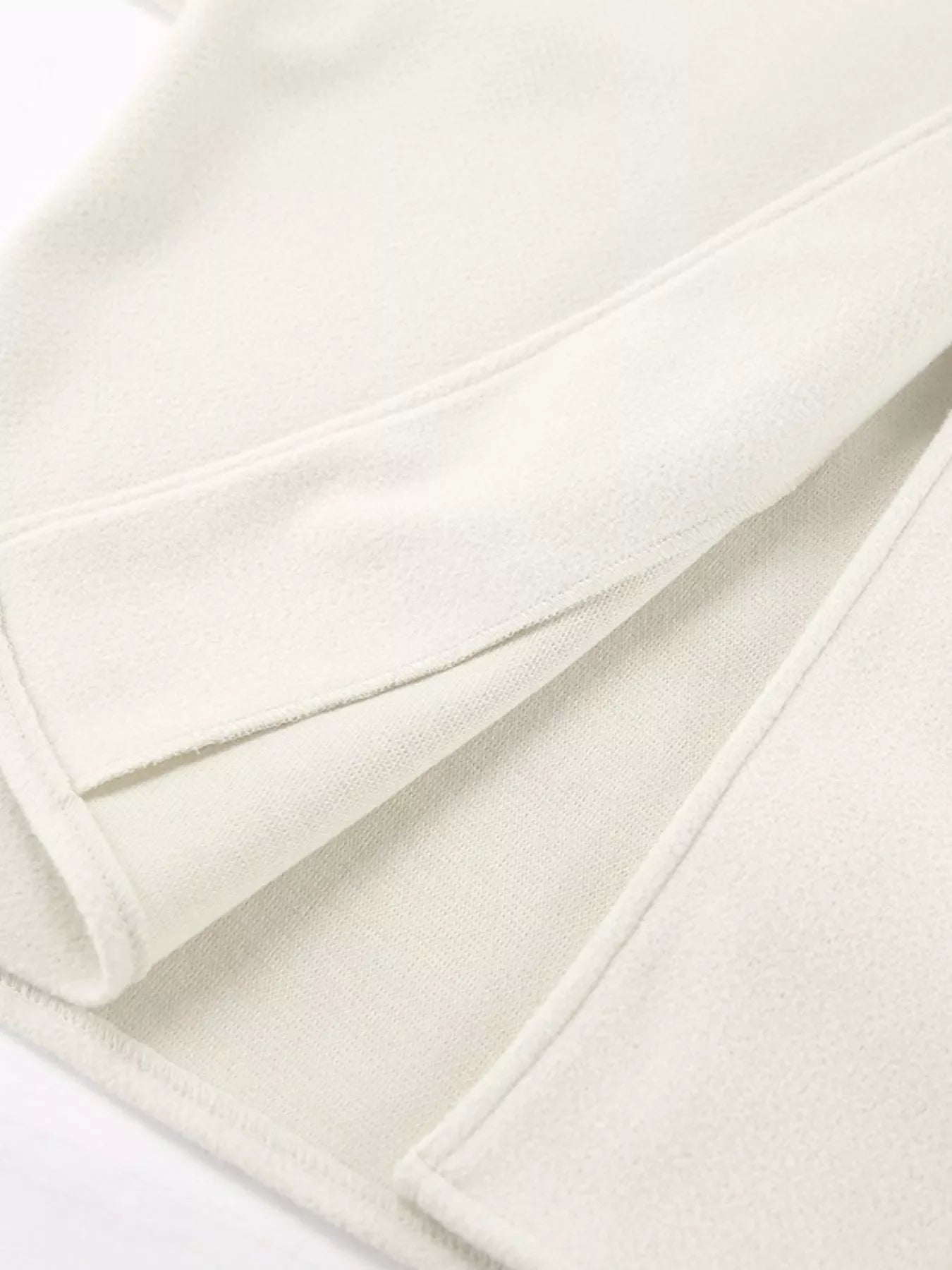 Elegant Stand Collar Open Front Outerwear