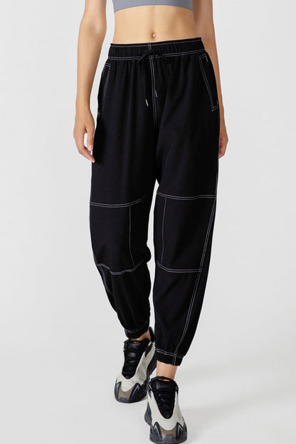 Blue Zone Planet | Basic Bae Drawstring Joggers With Pockets