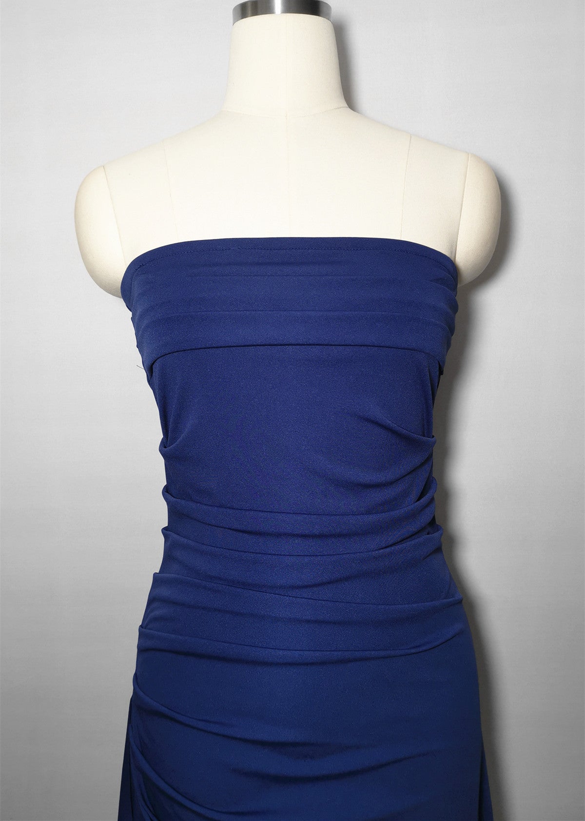 Strapless Sheath Simple Long Dress with Split