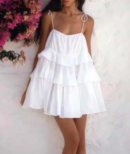 Chic Cake Skirt Mini Dress