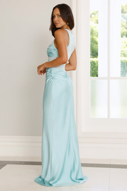 Robe longue élégante Aqua