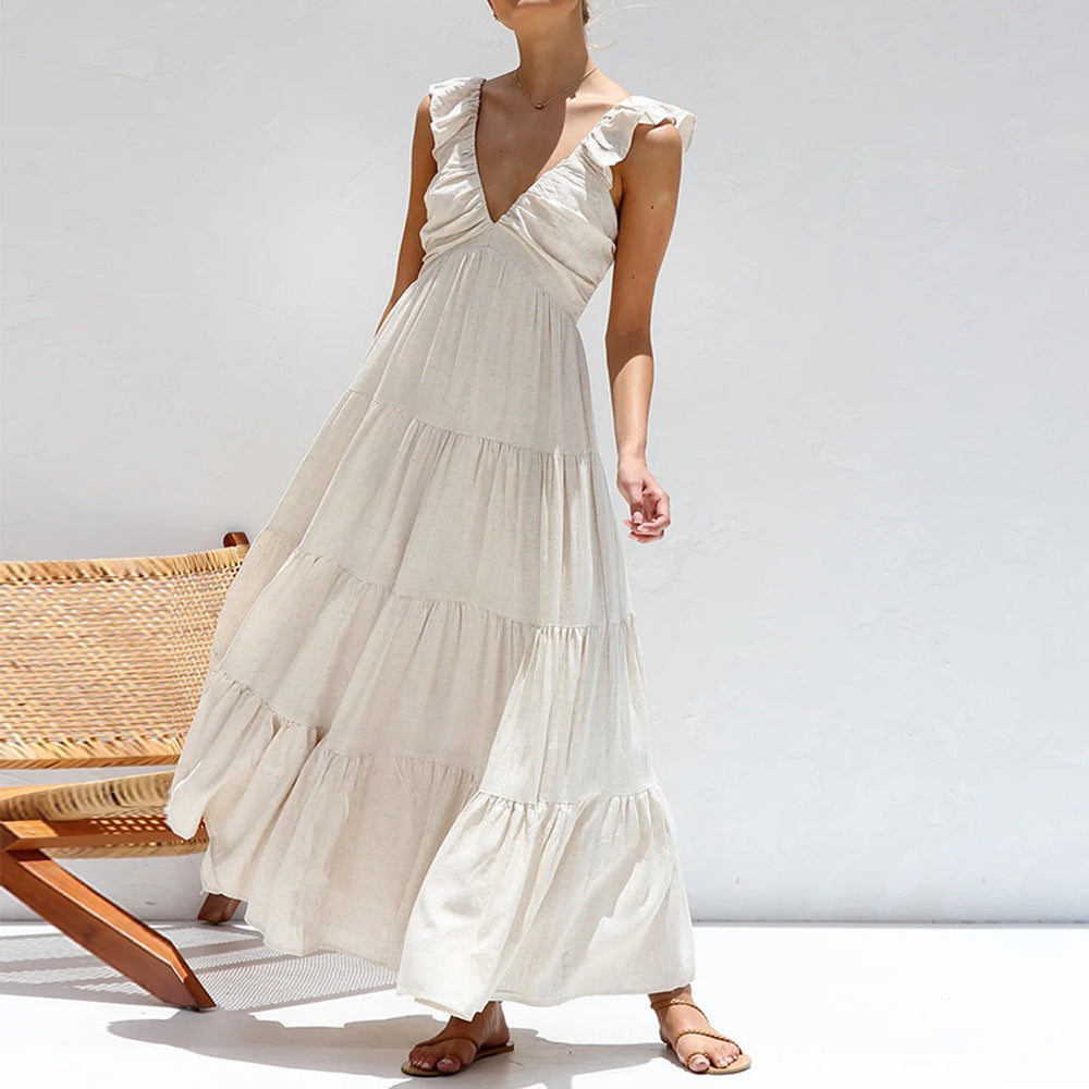 Vacation Style Seaside Muse Maxi Dress