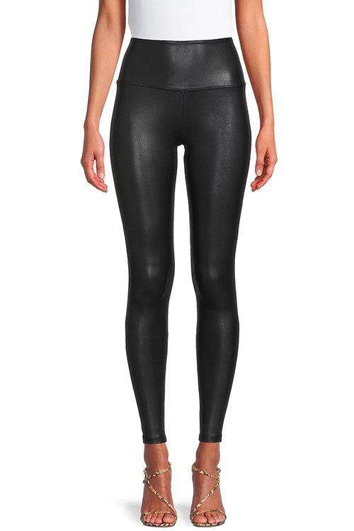 Rosiedress High Waist Faux Leather Full-length Leggings