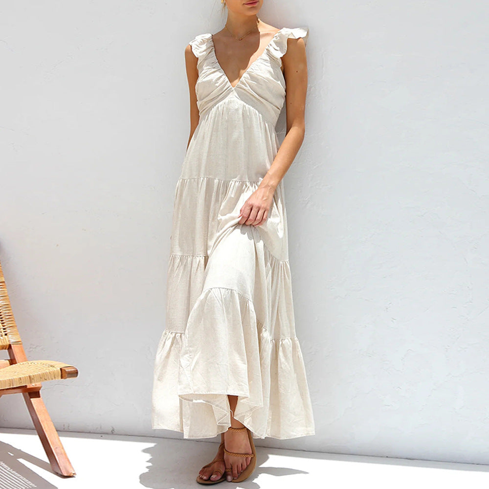 Vacation Style Seaside Muse Maxi Dress