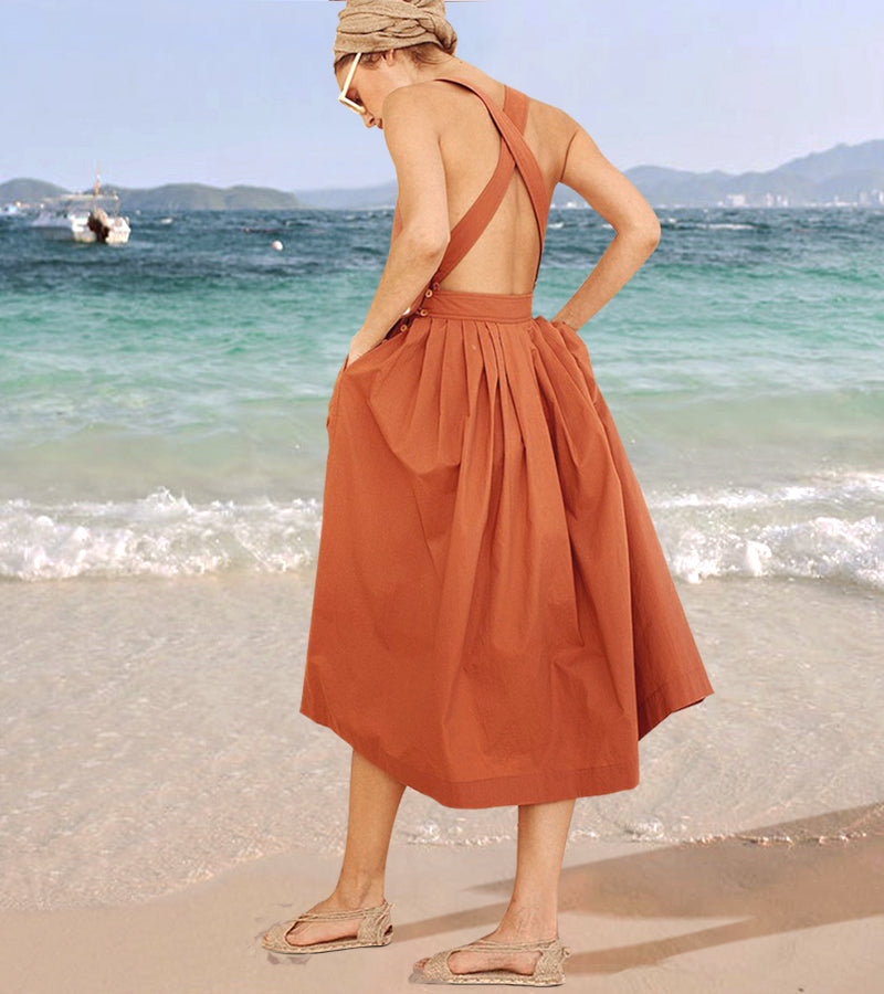 Summer Backless Stylish Dress