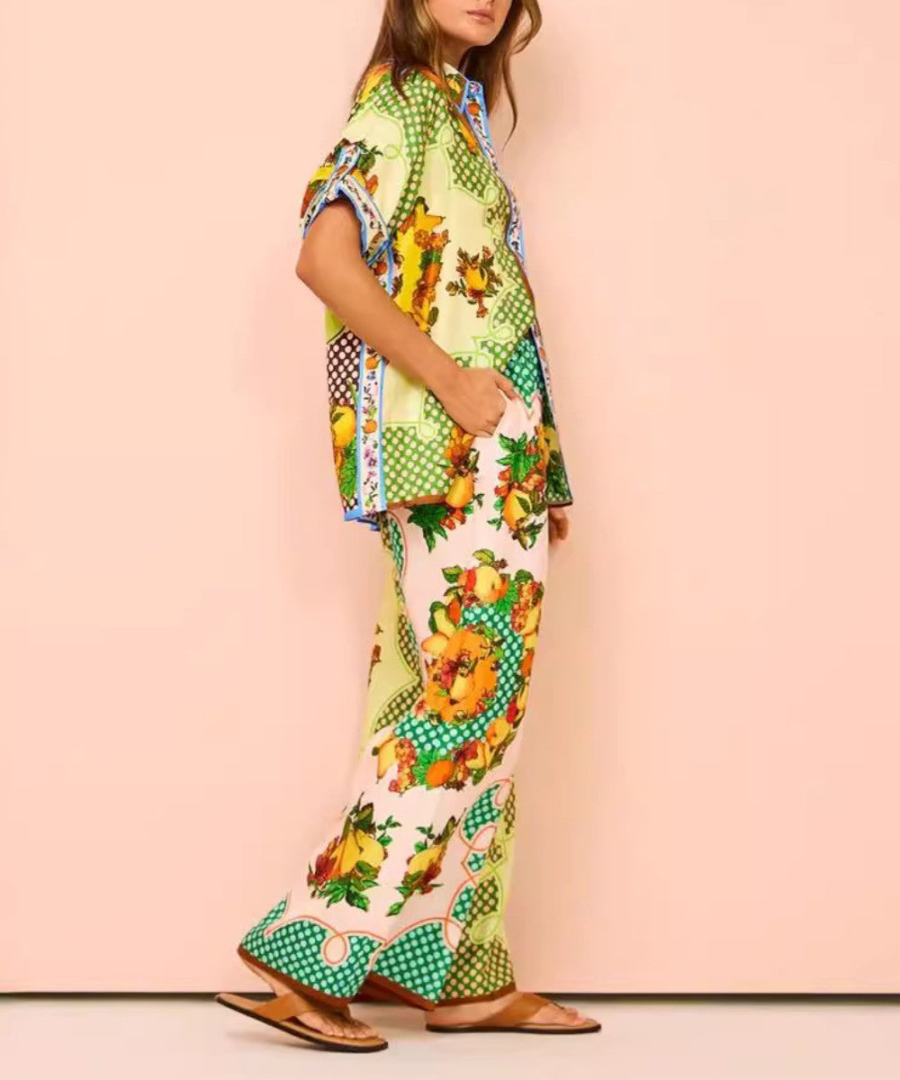 Harvest Fruits Totem Two -piece Suit