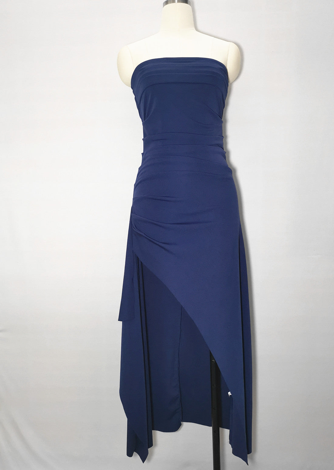 Strapless Sheath Simple Long Dress with Split