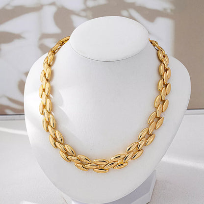18K Gold-Plated Chunky Necklace