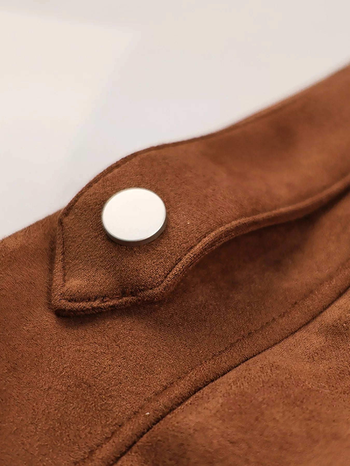 Zip Up Dropped Shoulder Moto Jacket