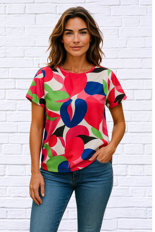 Stylish Women’s Floral Print Top