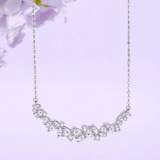 925 Sterling Silver Zircon Necklace