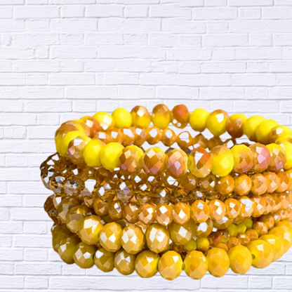 Glass Bead 9 Set Bracelet