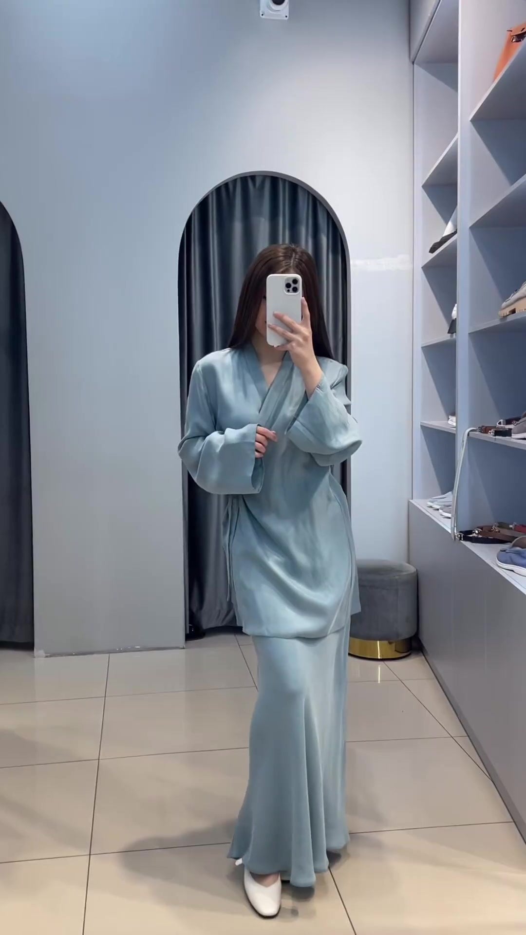 Fashion Casual Solid Color Pajama Set