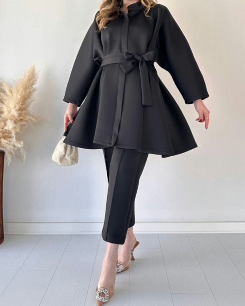 Casual umbrella-shaped two-piece set