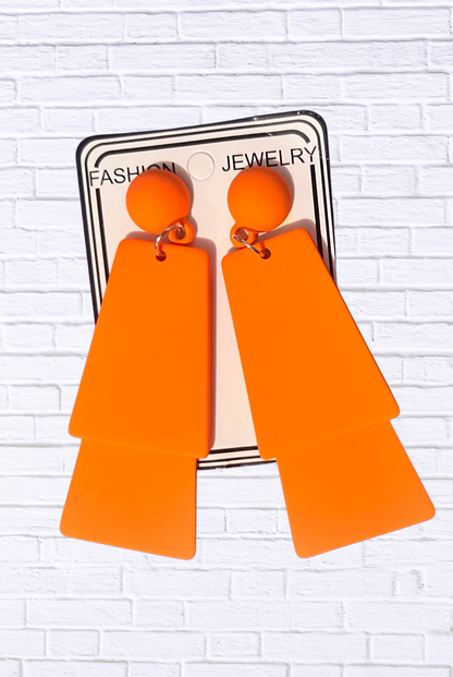 Untitled Bold Geometric Drop Earrings – Statement Fashion Jewelry