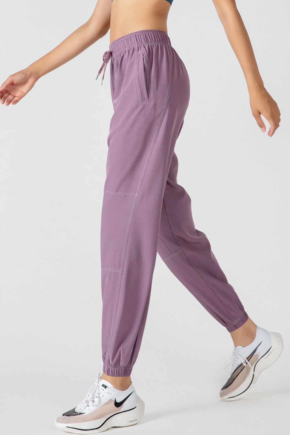 Blue Zone Planet | Basic Bae Drawstring Joggers With Pockets