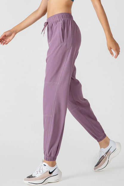 Blue Zone Planet | Basic Bae Drawstring Joggers With Pockets