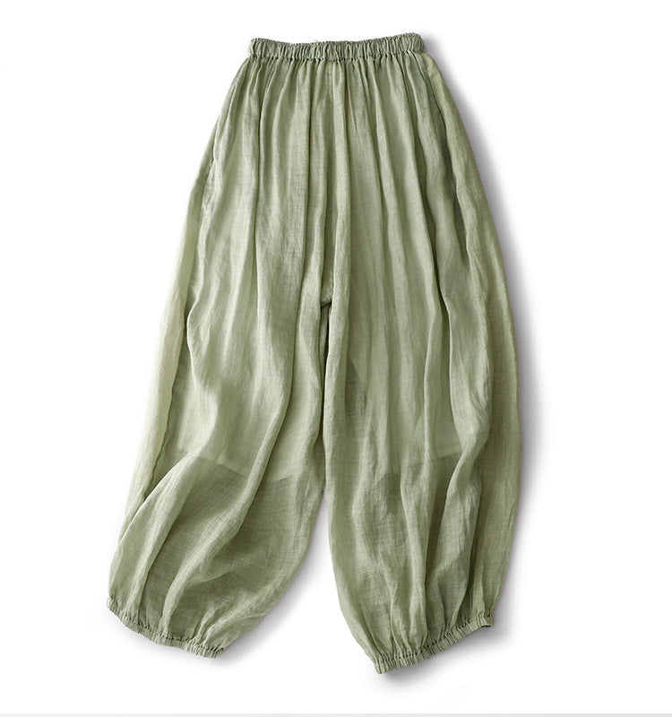 Solid Color Casual Loose Bloomers