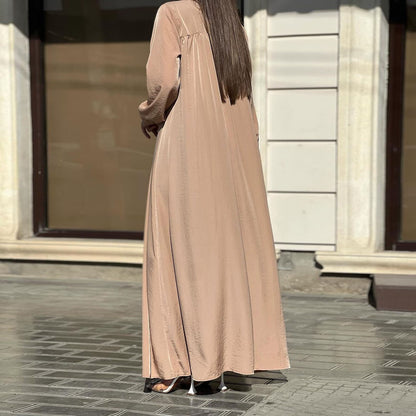 Casual Loose Long-sleeved Shirt Dress