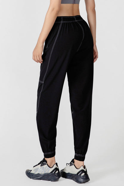 Blue Zone Planet | Basic Bae Drawstring Joggers With Pockets