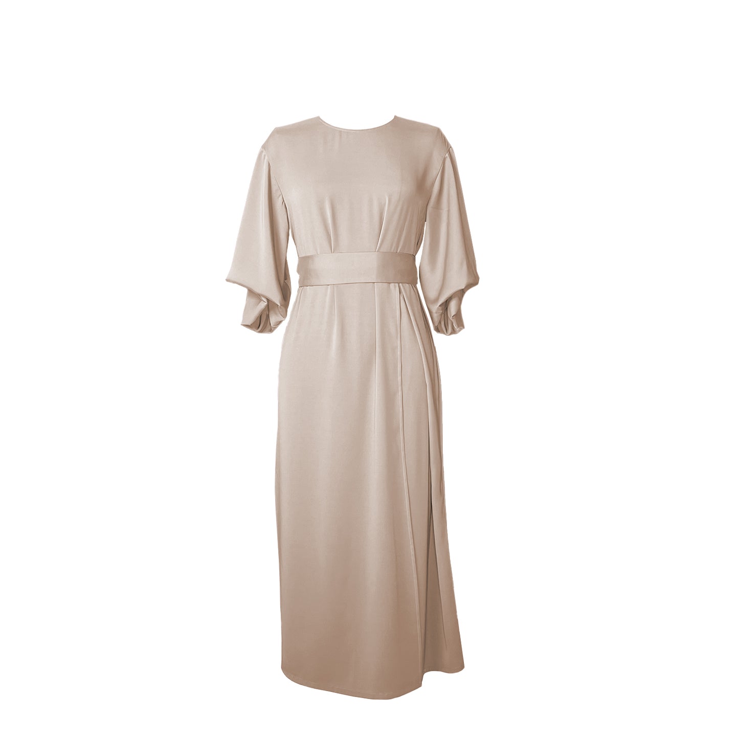 Robe élégante à manches ballon