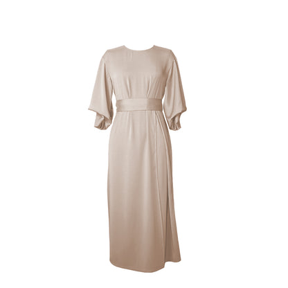 Robe élégante à manches ballon