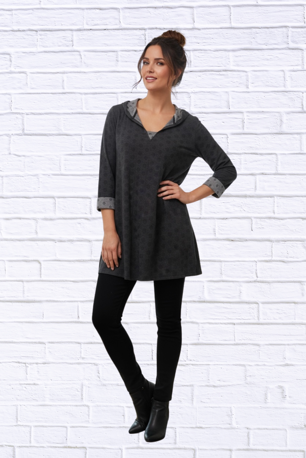 🖤 Kozan Textured Tunic Top