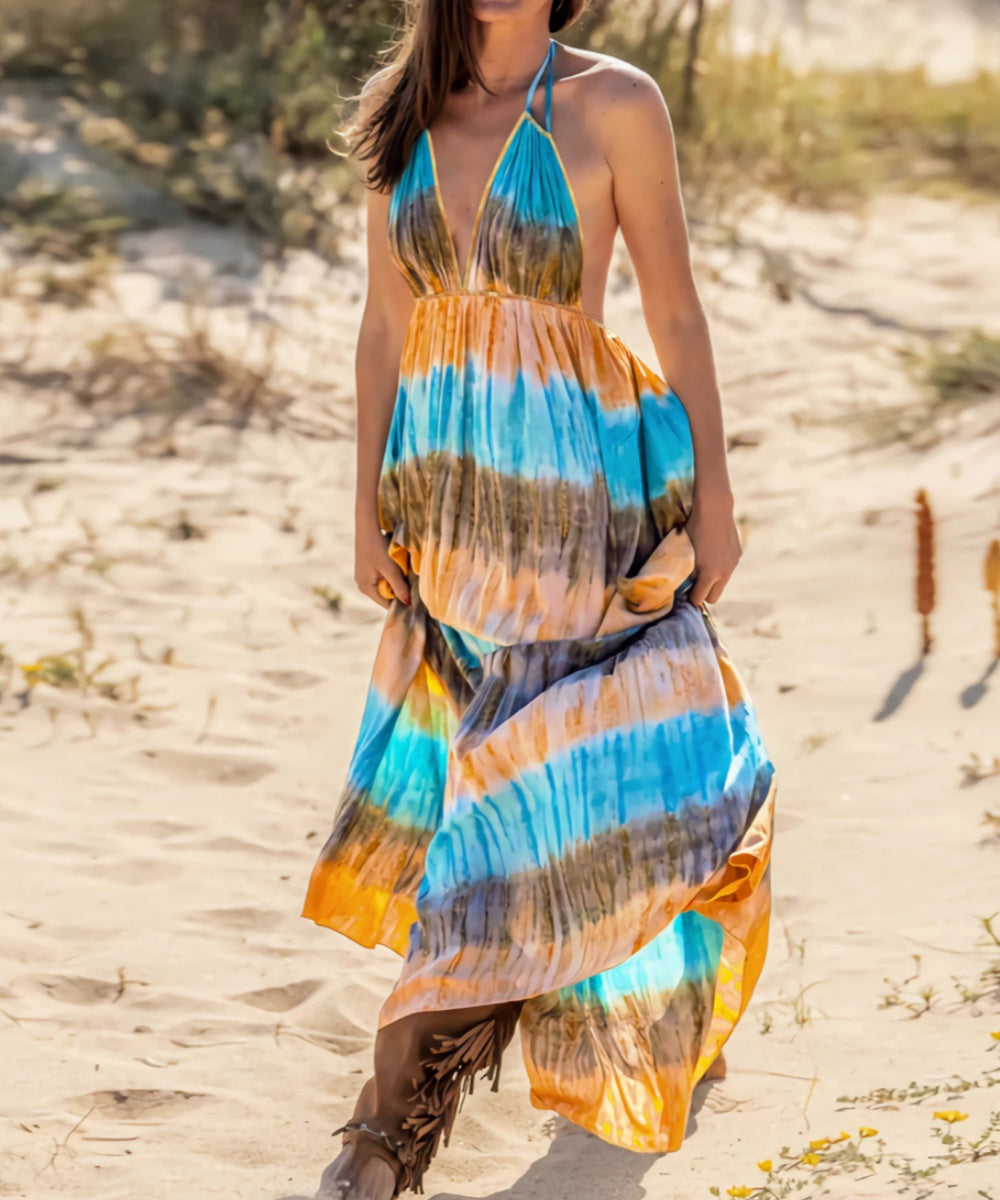 Summer Exquisite Tie-dye Dress