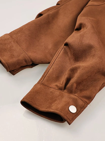 Zip Up Dropped Shoulder Moto Jacket