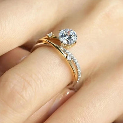 1 Carat 925 Sterling Silver Moissanite Ring