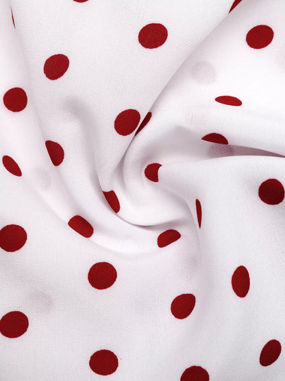 Polka Dot Ruched Cami