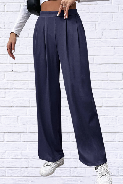 High Waisted Straight Pants