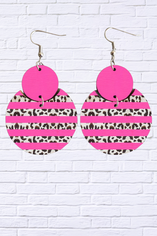 Xylem Leopard Dangle Earrings